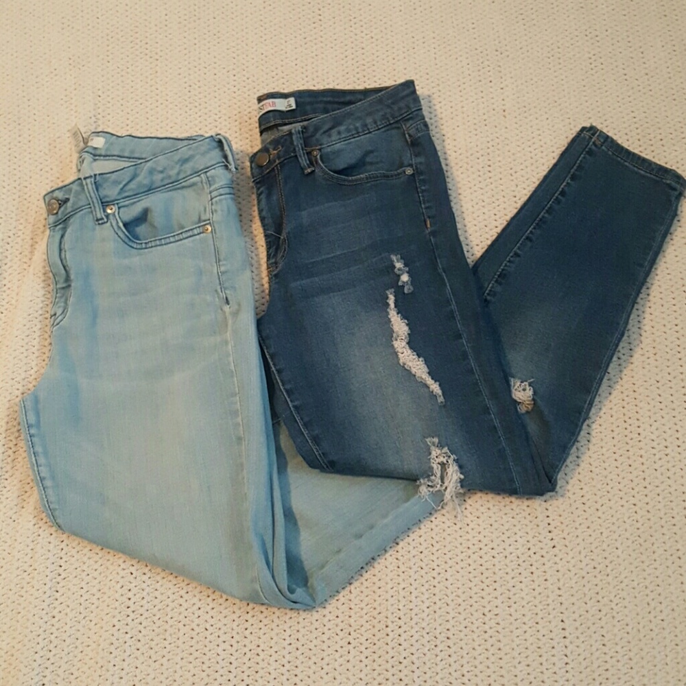 Forever 21 and Justfab jeans